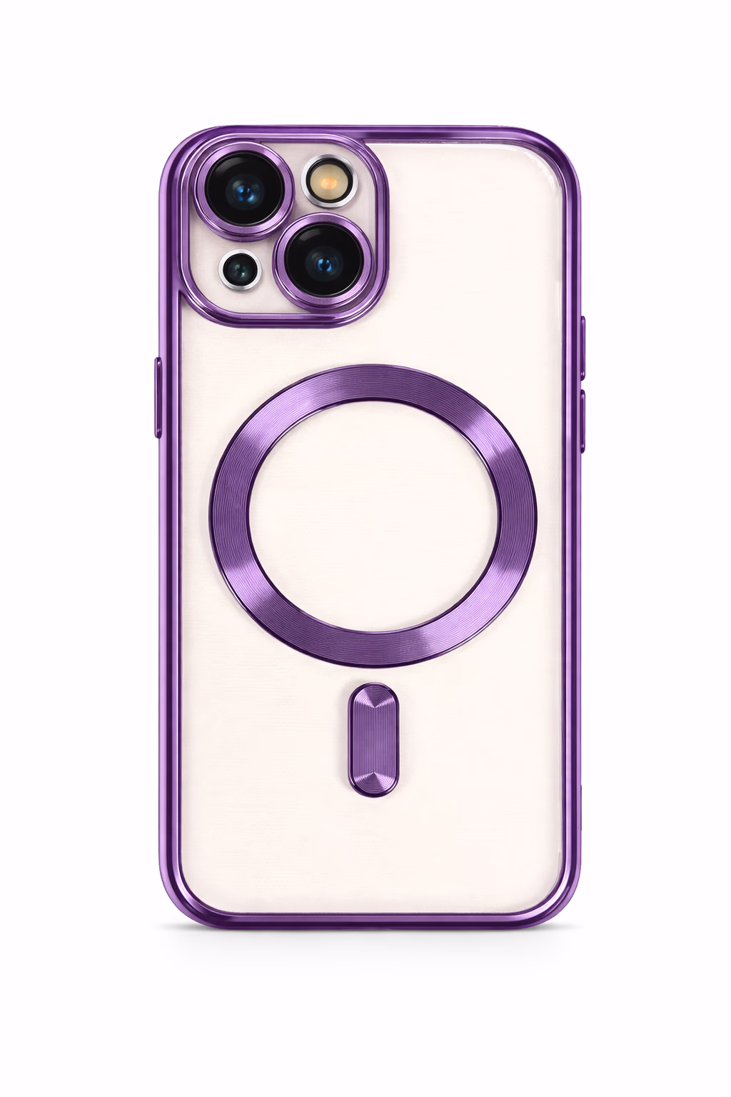 iPhone 15 - Chrome Magsafe + Lens Protection - Purple